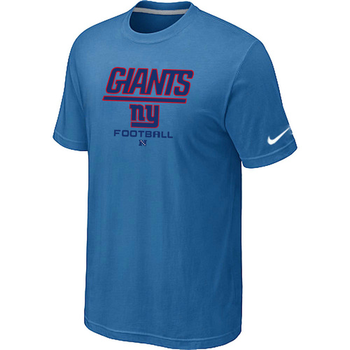 Nike New York Giants Critical Victory NFL T-Shirt - Light Blue